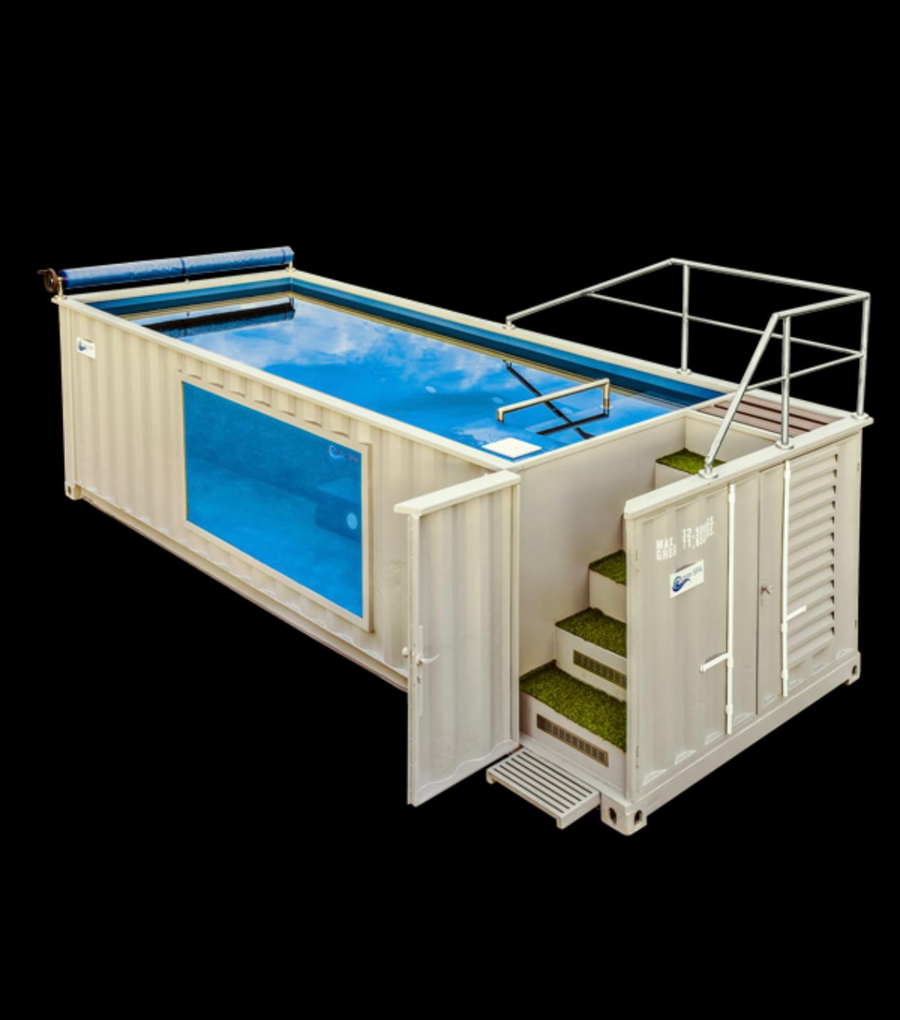PISCINA CONTENEDOR PANORAMICA DE 12 METROS